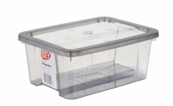 8L Grey Storage Tub